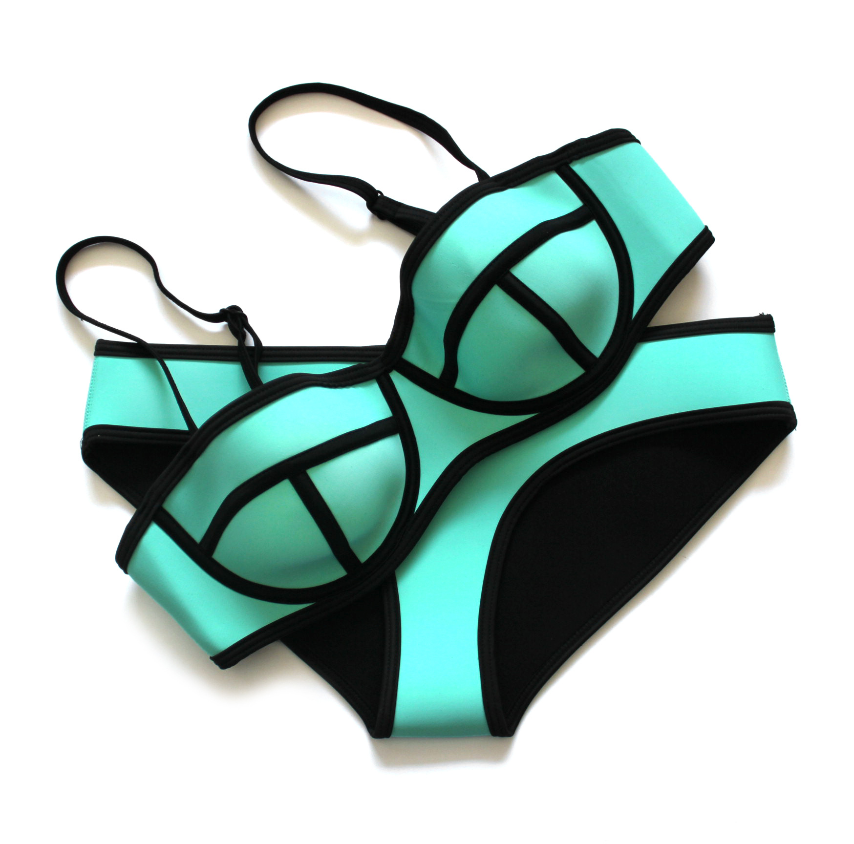 F4297-2  Sexy Womens  MILLY neoprene bikini